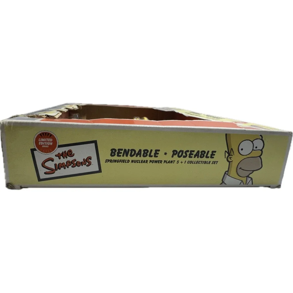 Vintage NJ Croce The Simpsons Nuclear Power Plant Bendable Figure Set 2003